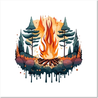 Ethereal Campfire Posters and Art